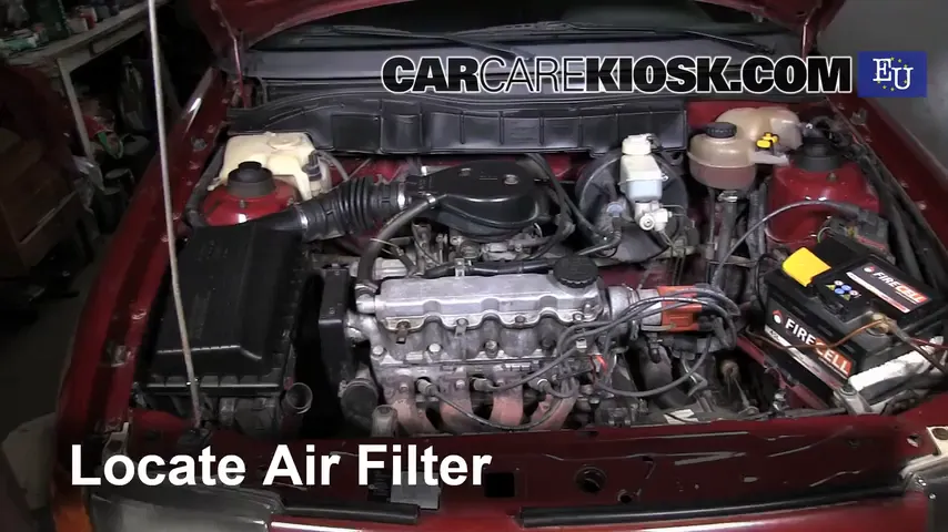 1993 Opel Astra F 1.4L 4 Cyl. Filtro de aire (motor) Cambio